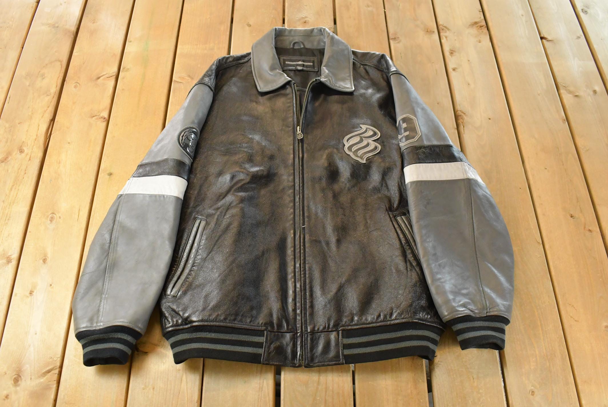 Rocawear Leather Jacket - Etsy Canada