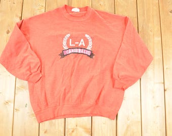 Vintage 1980s LA Cardinals University Crewneck Sweater Men