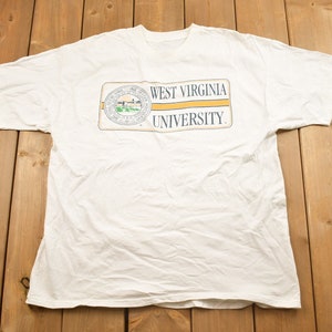 Vintage 1990s West Virginia University Collegiate T-Shirt / NCAA Tee / Americana / Sportswear