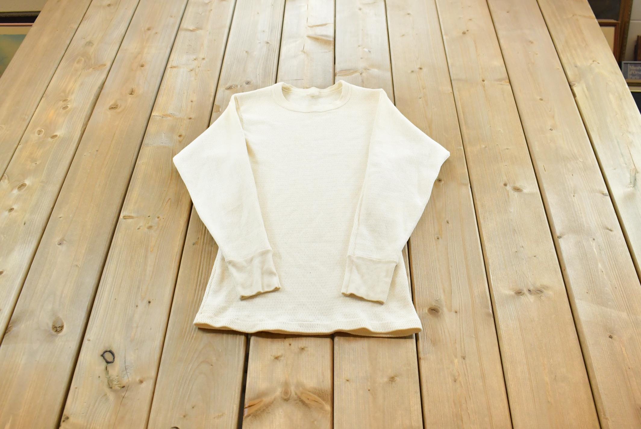 Vintage Thermal Long Sleeve - Etsy