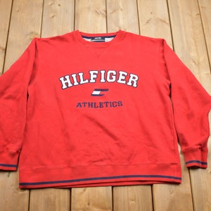 Vintage 1990s Tommy Hilfiger Crewneck Sweatshirt / 90s Crewneck / Embroidered / Streetwear / Vintage Tommy Hilfiger / Hilfiger Athletics