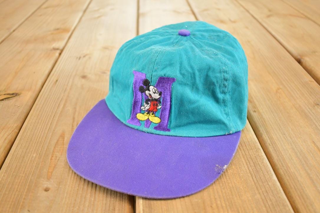 90s Cap Mickey - Etsy