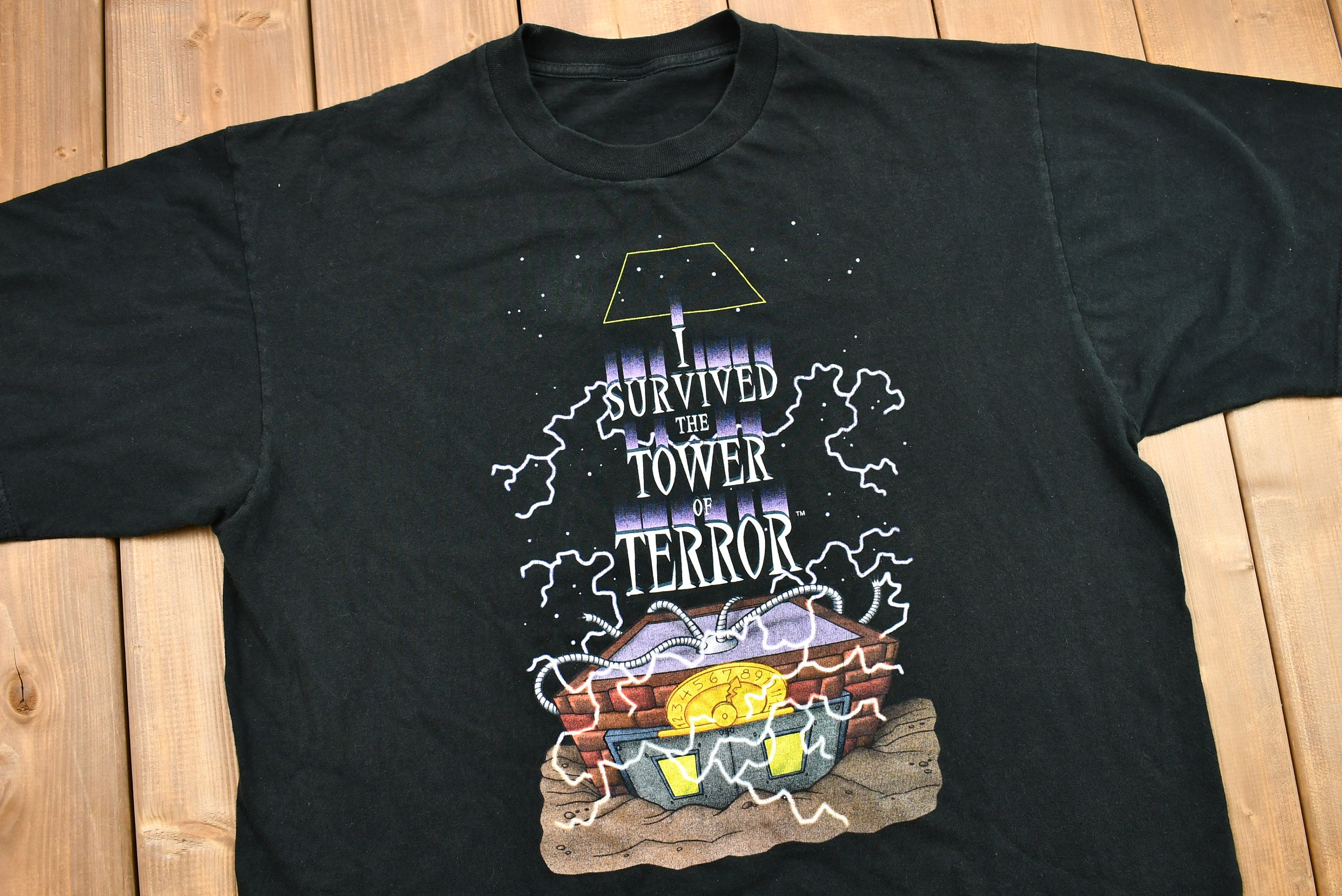 Vintage 1990s I Survived the Tower of Terror Graphic T-shirt / - Etsy