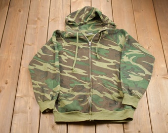 zip up camo hoodie