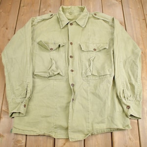 Vintage 1952 Israeli Military Jacket / Militaria / True Vintage / Size Large / 50s Army Jacket / Button Up