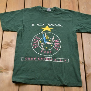 Vintage 1994 Iowa State Meet T-Shirt / Graphic / 90s Dancer / Streetwear / Retro Style / Single Stitch / Made In USA / 90s FOTL
