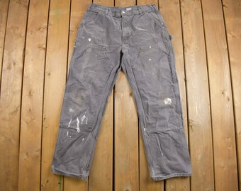 Vintage 1980s Carhartt Double Knee Work Pants Size 36 X 32
