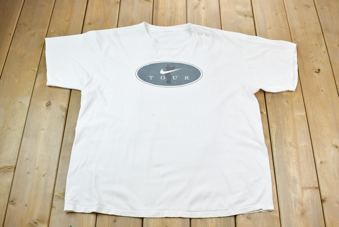 Vintage 1990s Nike Golf Tour Graphic T-shirt / Golf Shirt / 90s