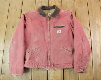 ユース カーハート フルジップ ピンク ジャケット フード付き サイズ S
