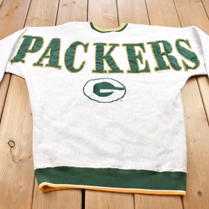 Vintage 1990s Packers Big Spell Out Crewneck Sweatshirt / Small Stains / 90s Crewneck / Made In USA / Essential / Streetwear / 90s