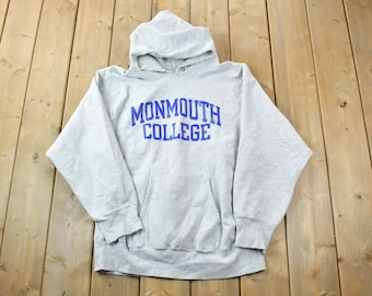 Vintage 1990s Champion Reverse Weave Warm up Monmouth College