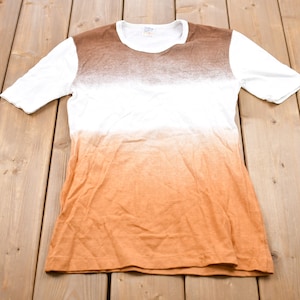 Vintage 1970s Contrast Faded Graphic T-Shirt / Graphic / 80s / 90s / Streetwear / Retro Style / Single Stitch / Made In Hong Kong / 80s Tee