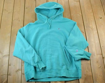 Vintage 1990s Champion Reverse Weave Hooded Sweatshirt Mens Size M