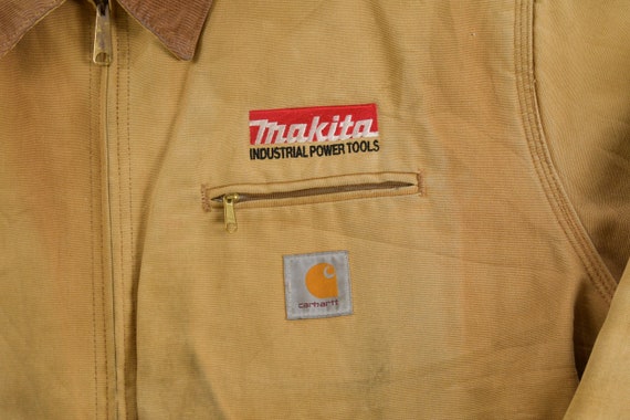 Vintage 1990s Distress Carhartt Detoit Jacket Makita Vintage 1990s Distress Carhartt Detoit Jacket Makita