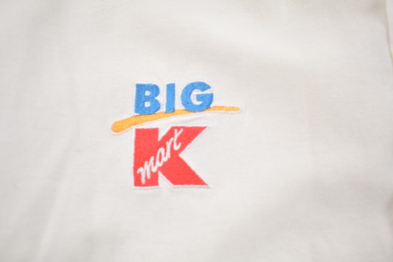 Vintage 1990s K-Mart Big Blank Button Up Shirt / … - image 3