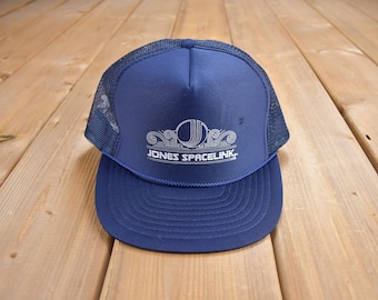 Vintage Jones Spacelink-truckerhoed uit de jaren 90 / OSFA / vintage kliksluiting / souvenirpet
