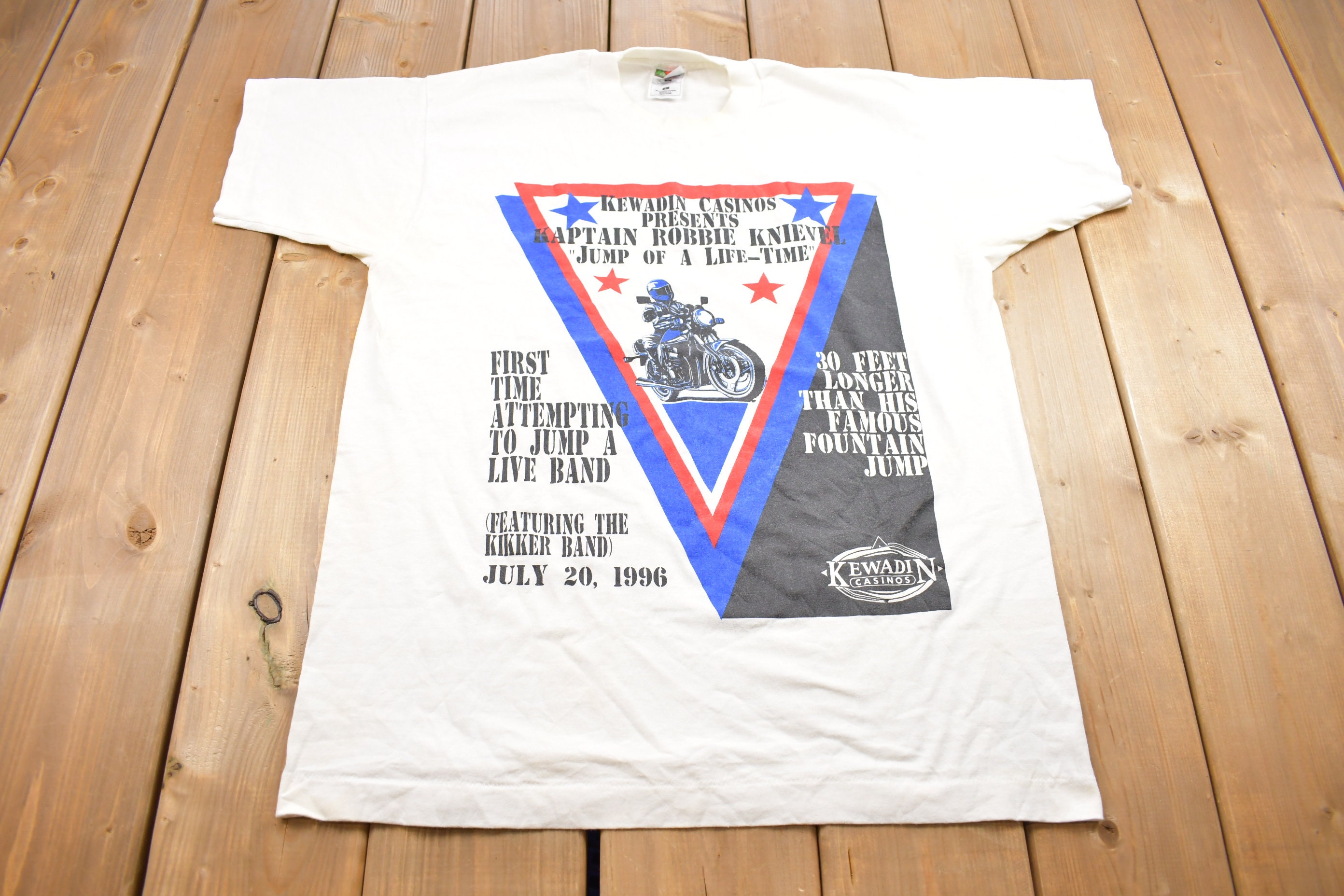 evel knievel t shirt vintage