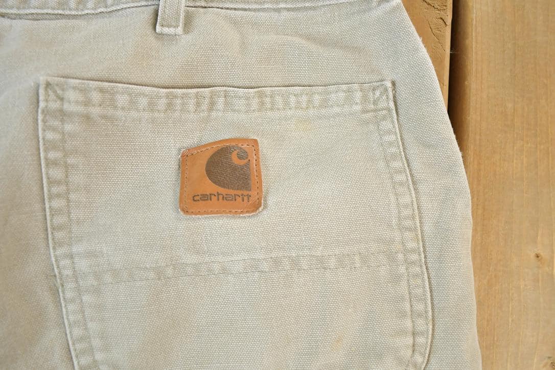 Vintage 1990s Carhartt Denim Work Pants Size 36 X 34 / 90s