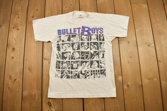 Vintage 1980s Bullet Boys Band T-shirt / Band Tee… - image 1