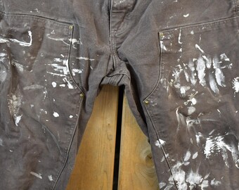 Vintage 1990s Carhartt Painter Denim Work Pants Size 38x34/ 90s