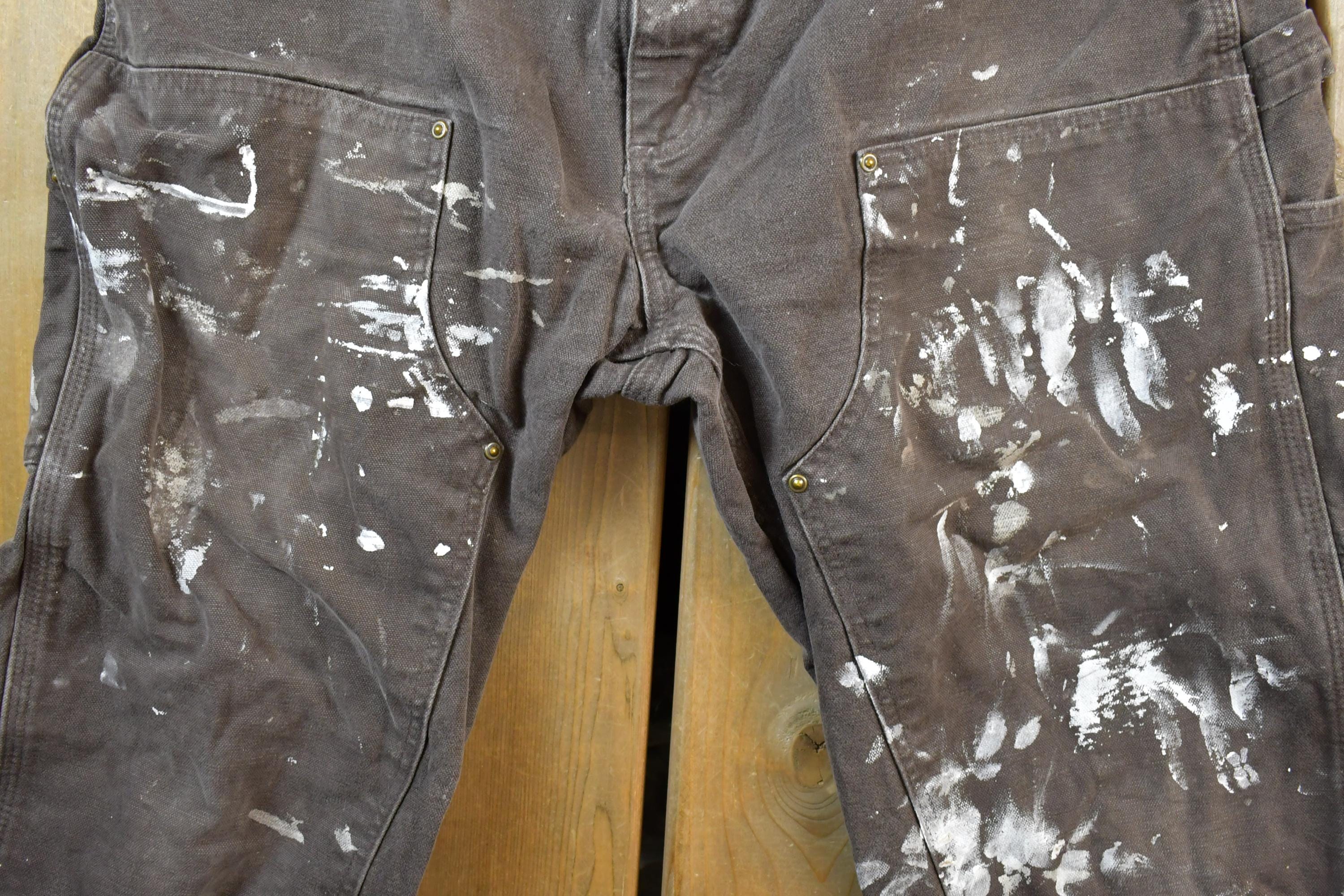 Vintage 1990s Carhartt Painter Denim Work Pants Size 38x34