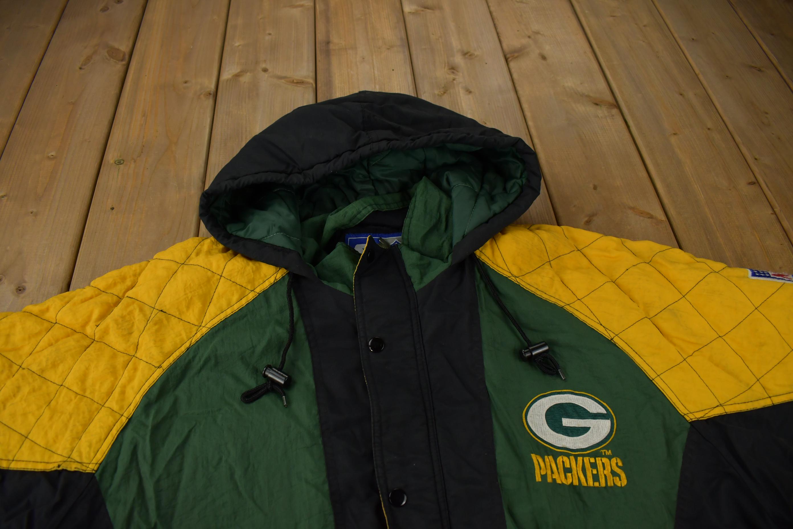 Vintage 1990s Green Bay Packers NFL Starter Pro Line Quarter Zip