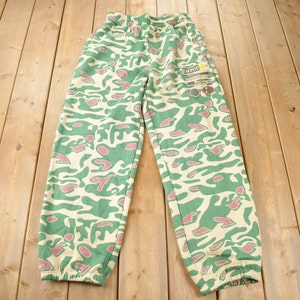Vintage Y2K Deadstock Enyce Embroidered Camouflage Sweat Pants Size XL