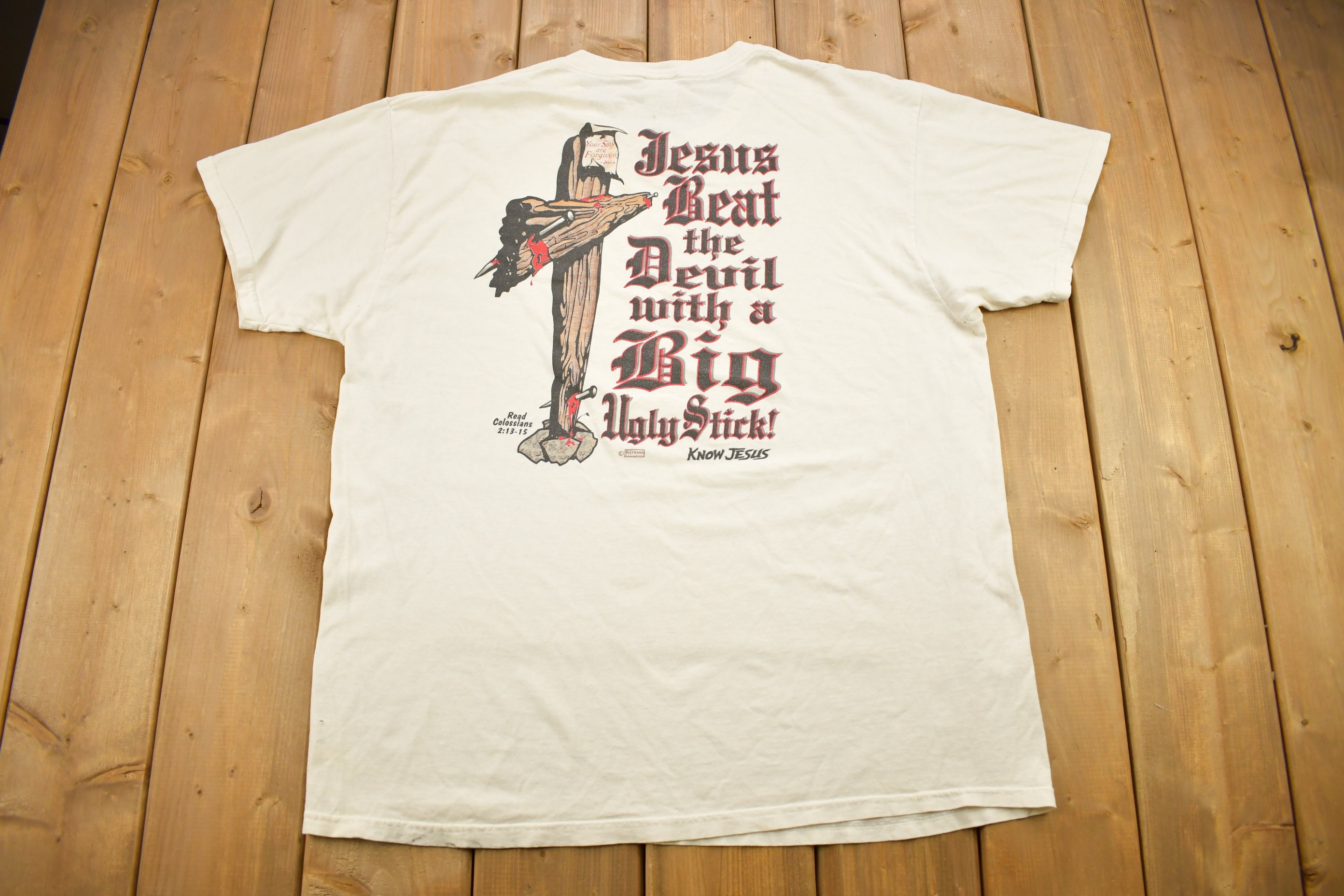 VINTAGE DEICIDE SHIRT demonic jesus | eBay