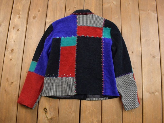Vintage 1990s Koret Patchwork Jacket / Work Jacke… - image 2