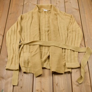 Vintage 1980s Atkins Knitted Sweater / Vintage 80s Cardigan / Pattern Sweater / Outdoor / Hand Knit / Made In Taiwan / 80s Vintage Cardigan