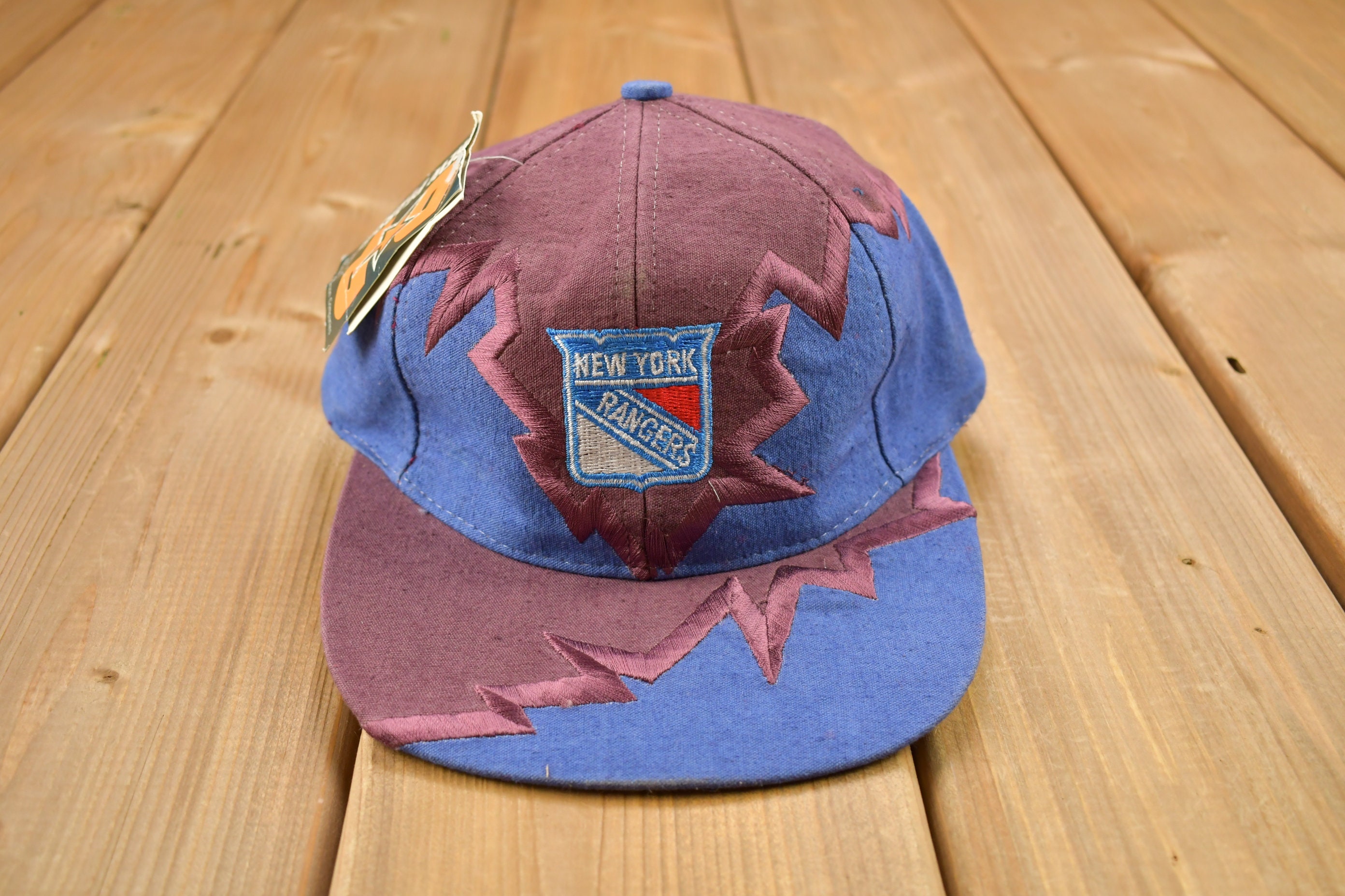 Vintage 1990s Deadstock New York Rangers Jagged Edge