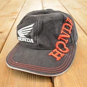 Vintage 1990s Honda Automotive Snapback Hat / 90's Embroidered Civic Cap