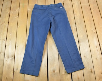 Vintage 1990s Dickies Work Pants Size 38 x 30 Made In USA / 90s Carpenter Pants / Distressed Carhartt / Vintage Workwear