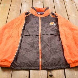Vintage 1990s Cleveland Browns NFL Game Day Embroidered Windbreaker / Vintage NFL / Vintage Windbreaker / Streetwear / Size Extra Large