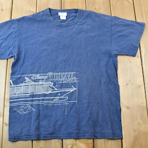 ヴィンテージ 1990 年代 ディズニー クルーズ ライン カートゥーン プロモーション T シャツ / 90 年代 グラフィック T シャツ / ヴィンテージ ミッキー マウス / アメリカ製 / 90 年代 ディズニー T シャツ