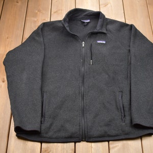 Vintage 1990s Patagonia Full Zip Fleece Sweater / Sportswear / 90s Fleece / Streetwear / Athleisure / Hiking Vintage Patagonia