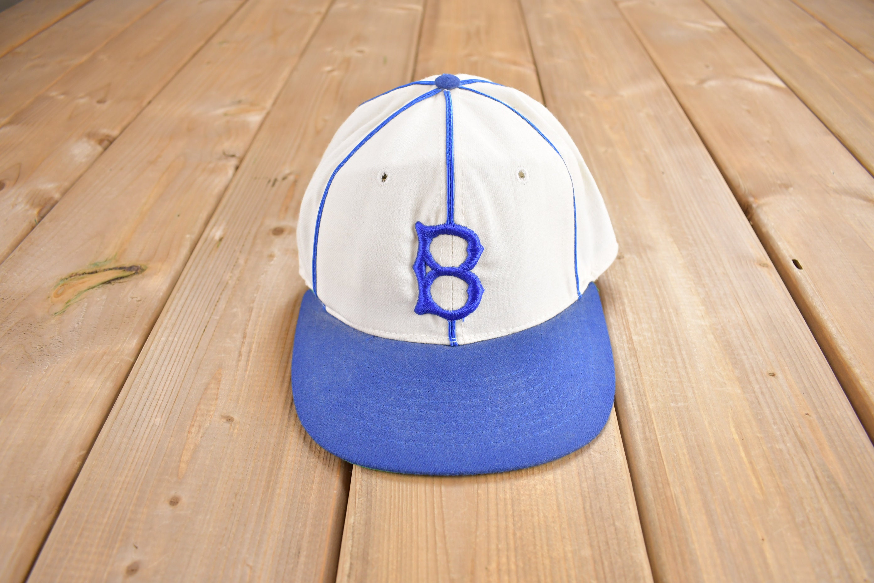 Brooklyn Dodgers Hat Annco Fitted Baseball Cap Size 7 USA Made Los Angel  Vintage