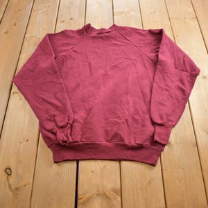 Vintage 1980s Blank Crewneck Sweatshirt Made In USA