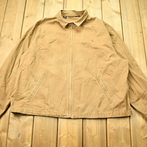 Vintage 1980s Polo Ralph Lauren Harrington Jacket / Vintage Polo / Streetwear / Made In USA / Small Pony / 90s Ralph Lauren