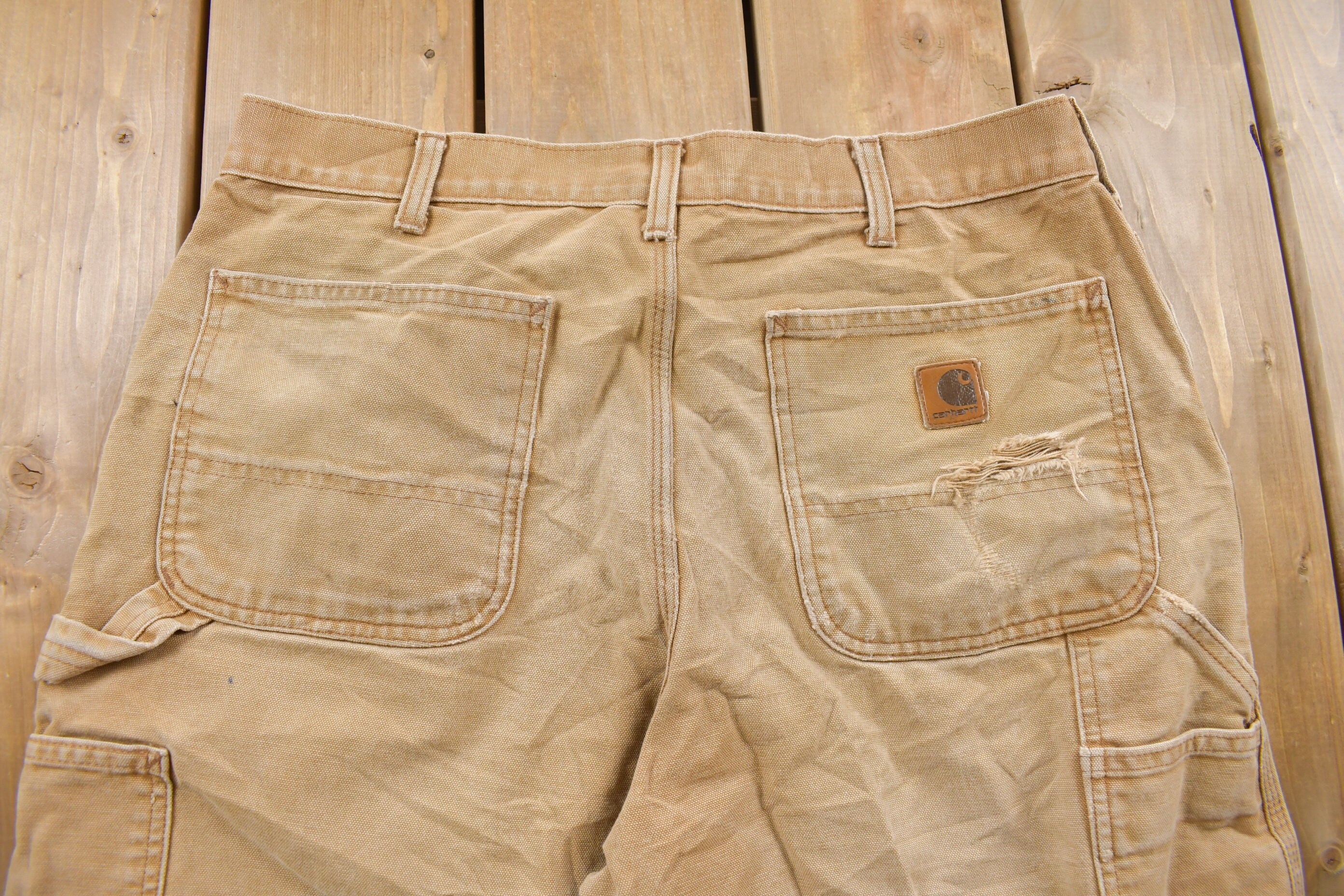 Vintage 1990s Carhartt Work Pants Size 34 X 30 / 90s Carpenter