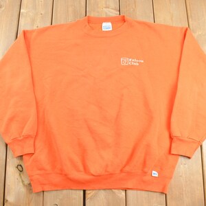Vintage 1990s Discus Athletics Falcon Club Crewneck Sweatshirt / 90s Crewneck / Basic Vintage / Made In USA / Essential / Streetwear
