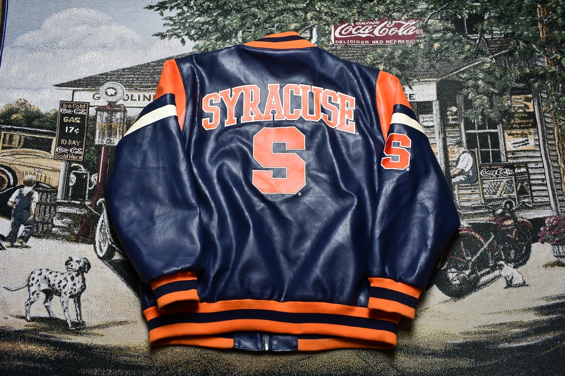 Syracuse University 90s 2000s Varsity Bomber Jacket / NCAA | Etsy