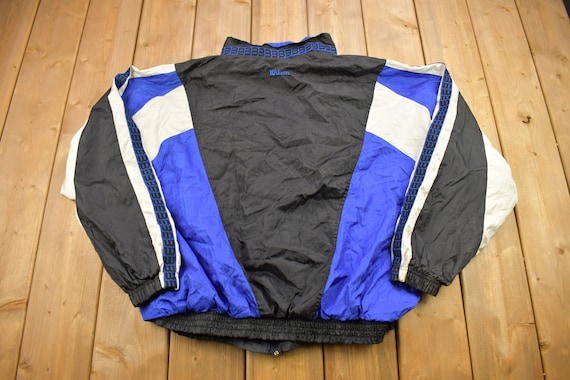 Vintage 1990s Advantage by Wilson Color Block Windbreaker Jacket