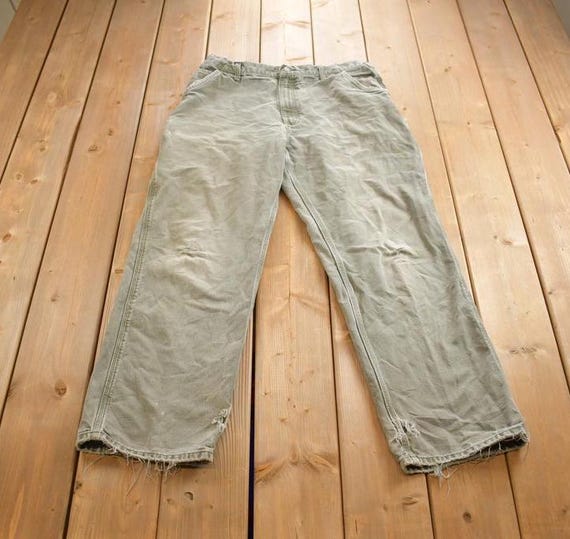 Vintage 1990s Carhartt Distressed Dungaree Fit Work Pants