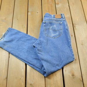 Vintage 1990s Levi&#39;s 560 Red Tab Denim Jeans Size 36 x 29 / Blue / Light Wash / Vintage Denim  / Made In USA / 90s Levi&#39;s / Straight Leg