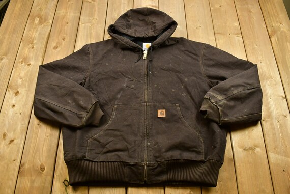 hooded chore coat