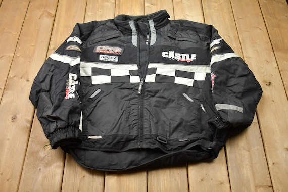 Vintage 1990s Castle Racing Jacket / Athleisure S… - image 1
