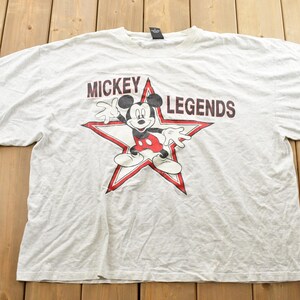ヴィンテージ 1990年代 ミッキーレジェンド ディズニー カートゥーン プロモ Tシャツ / 90年代 グラフィック Tシャツ / ヴィンテージ ミッキーマウス / アメリカ製 / 90年代 ディズニー Tシャツ