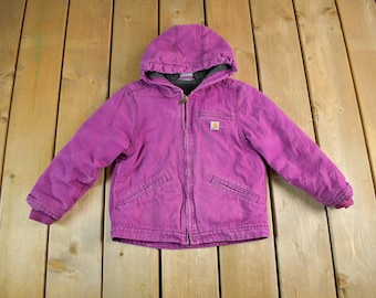 Vintage Y2K Carhartt Toddler Size Work Jacket Youth XS / Workwear / Newborn Carhartt / 2000s Baby Carhartt