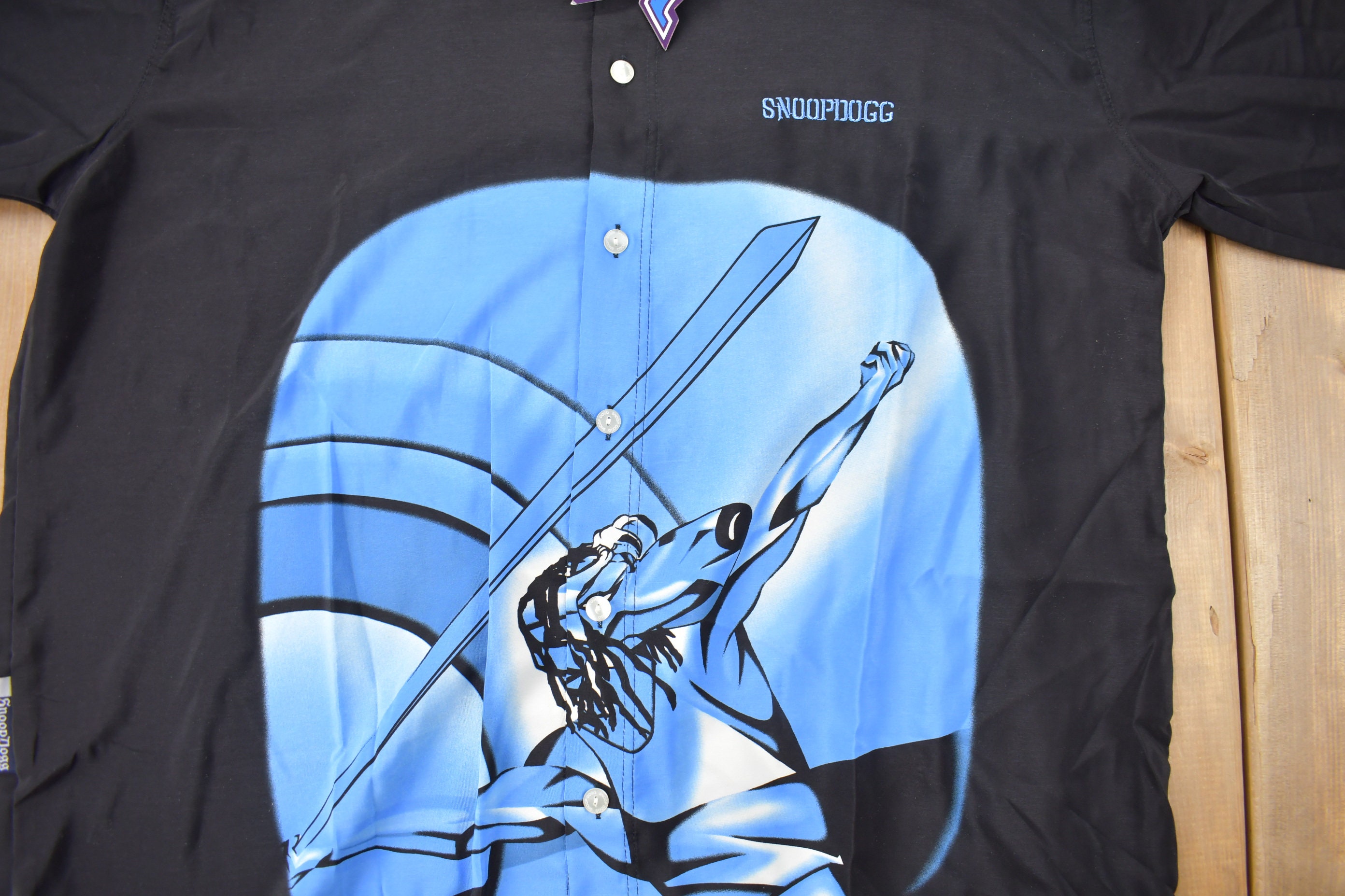 Vintage Y2K Snoop Dogg Button up Shirt / Vintage Hip Hop / Vintage 